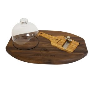 et Degustazione Tartufo in Legno con Tagliatartufi e Campana in Vetro